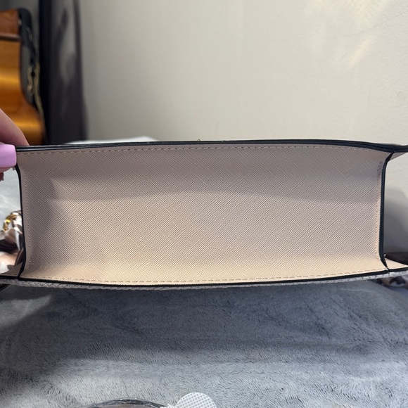 Aldo Cailla Mini Woven Satchel - Tan/Brown - Like New - Picture 6 of 12